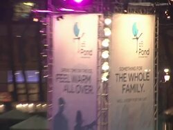 ATMOSPHERE: Ice Skating at The Broadway Dreams Foundation "Champagne And Caroling" Gala - Arrivals Stock Footage