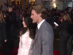 Abigail Spencer, Josh Pence at Gangster Squad Los Angeles Premiereon 1/7/2013 in Hollywood, CA.(Footage by WireImage Video/Getty Images Entertainment Video) Stock Footage