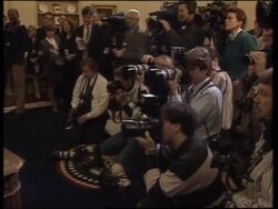 USA: PRESIDENT CLINTON FORMALLY VETOES REPUBLICAN BUDGET PLAN News Clip