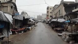 CLEAN : Empty cities in Idlib province after residents fled regime bombardments drone images News Clip