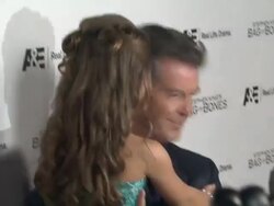 Caitlin Carmichael, Pierce Brosnan Stock Footage