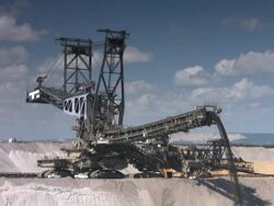 Open cast mining Stock Footage