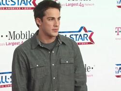 Michael Trevino at the T-Mobile Magenta Carpet At The 2011 NBA All-Star Game at Los Angeles CA. (Footage by WireImage Video/GettyImages) Stock Footage