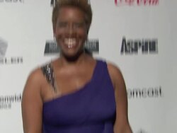 Guest at  "ASPiRE" Television Network Launch Event Stock Footage