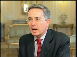 AP interview with President Alvaro Uribe News Clip