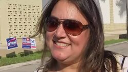 Vox Pops With Hillary Clinton Supporters in Miami, Florida News Clip
