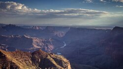 Stormy Morning at the Grand Canyon - Time Lapse Stock Footage