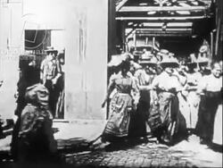 Women in factories, early 20th century Stock Footage