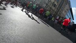 Marathon running + Audio Stock Footage