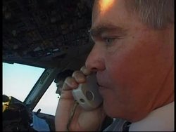 GREENLAND: SANTA CLAUS HANDS OUT PRESENTS ON AIRPLANE News Clip