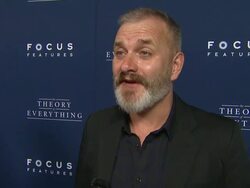 INTERVIEW - John Paul Kelly on the set design at "The Theory Of Everything" Los Angeles Premiere Presented By Focus Features Stock Footage
