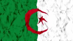 Algeria Flag Stock Footage