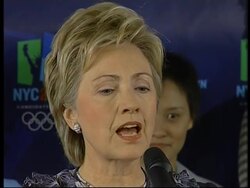 New York and Moscow bid teams; adds Madrid bid team arriving, comments News Clip