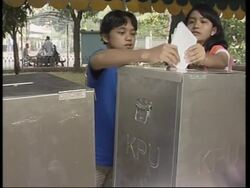 Voting begins in Indonesia''s parliamentary elections News Clip