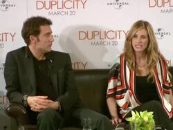 Duplicity Press Conference Stock Footage
