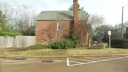 Driving shots through Jackson residential streets News Clip