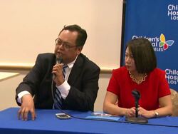 SPEECH - Ted Benito at The Apl.de.ap Foundation International Announces Partnership With The Vision Center Stock Footage