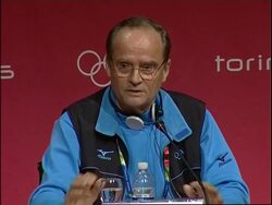 Drugs raid on Austrian team, Pound, IOC presser, Italian govt reax News Clip
