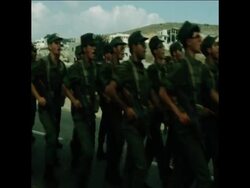 SYND 26 9 75 TWENTY FIRST ANNUAL MARCH TO CAPITAL FROM NEARBY TOWNS News Clip