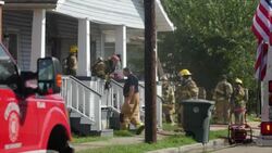 Smoke Seen From the House Stock Footage