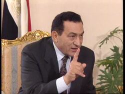 EGYPT: PRESIDENT HOSNI MUBARAK INTERVIEW News Clip