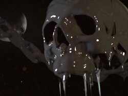 dark skull Stock Footage