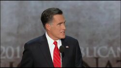 Romney outlines his foreign policy ideas during acceptance speech News Clip