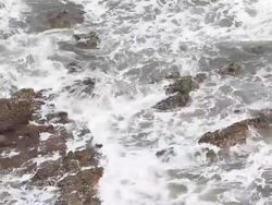 Stormy sea Stock Footage
