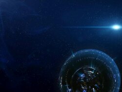 Abstract space station Stock Footage