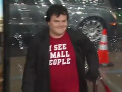 Tanya Haden, Jack Black at the 'Gulliver's Travels' Premiere at Hollywood CA. (Footage by WireImage Video/GettyImages) Stock Footage