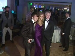 Drake Bell, AnnaLynne McCord, Seth Maxwell at the The Inaugural Thirst Gala at Santa Monica CA. (Footage by WireImage Video/GettyImages) Stock Footage