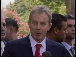 WRAP Peace envoy with Palestinian PM, comments from Olmert, Barrier News Clip