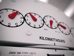 Electricity Meter Time-lapse CG Stock Footage