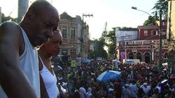 Revelers Dance At Rio Carnival Stock Footage