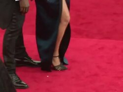 Kanye West and Kim Kardashian - 'Charles James: Beyond Fashion' Costume Institute Gala - Arrivals Stock Footage