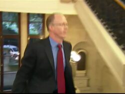 George Entwistle Arrives at BBC Millbank News Clip