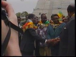 File of Zimbabwean Vice President Simon Muzenda, who has died News Clip