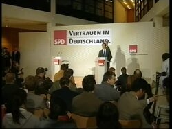 SPD backs Schroeder as chancellor News Clip