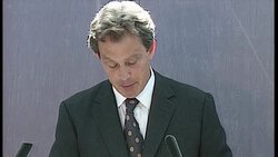 Tony Blair making 'Welfare to Work' speech News Clip