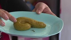 CLEAN : Dog poop for dessert: turd shaped treats a hit in Thailand News Clip