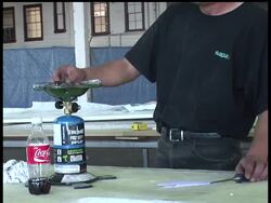 a British environmentalist is building a boat made almost entirely from plastic bottles and plans on sailing it from California to Australia to promote recycling News Clip