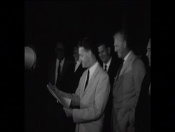 CAN 876  PRESIDENT OF RHODESIA, IAN SMITH DELIVERS STATEMENT News Clip