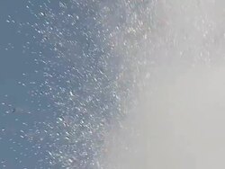 CU SLO MO View of Water spurting / Yellowstone National Park, Wyoming, United States  Stock Footage