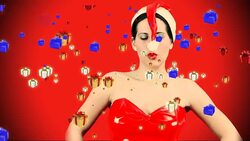 Flying Presents Stock Footage