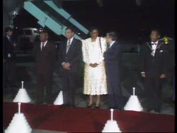 SOUTH AFRICA : CAPE TOWN : HELMUT KOHL 5 DAY VISIT News Clip