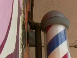 HD 1080i Barber Pole 2 Stock Footage