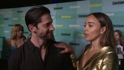 INTERVIEW - Ashley Madekwe, Iddo Goldberg on the first thing they would do during a zombie apocalypse at Entertainment Weekly Hosts Annual Comic-Con Celebration Stock Footage