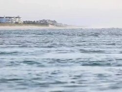 Figure eight island from Wrightsville Beach Stock Footage
