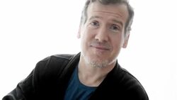 Mature French Canadian Man Waking Up Makes Facial Expressions Stock Footage