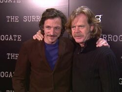 John Hawkes and William H. Macy at Bing Bar Sundance 2012 - Day 4 in Park City, Utah, on 1/22/2012 (Footage by WireImage Video/Getty Images Entertainment Video) Stock Footage